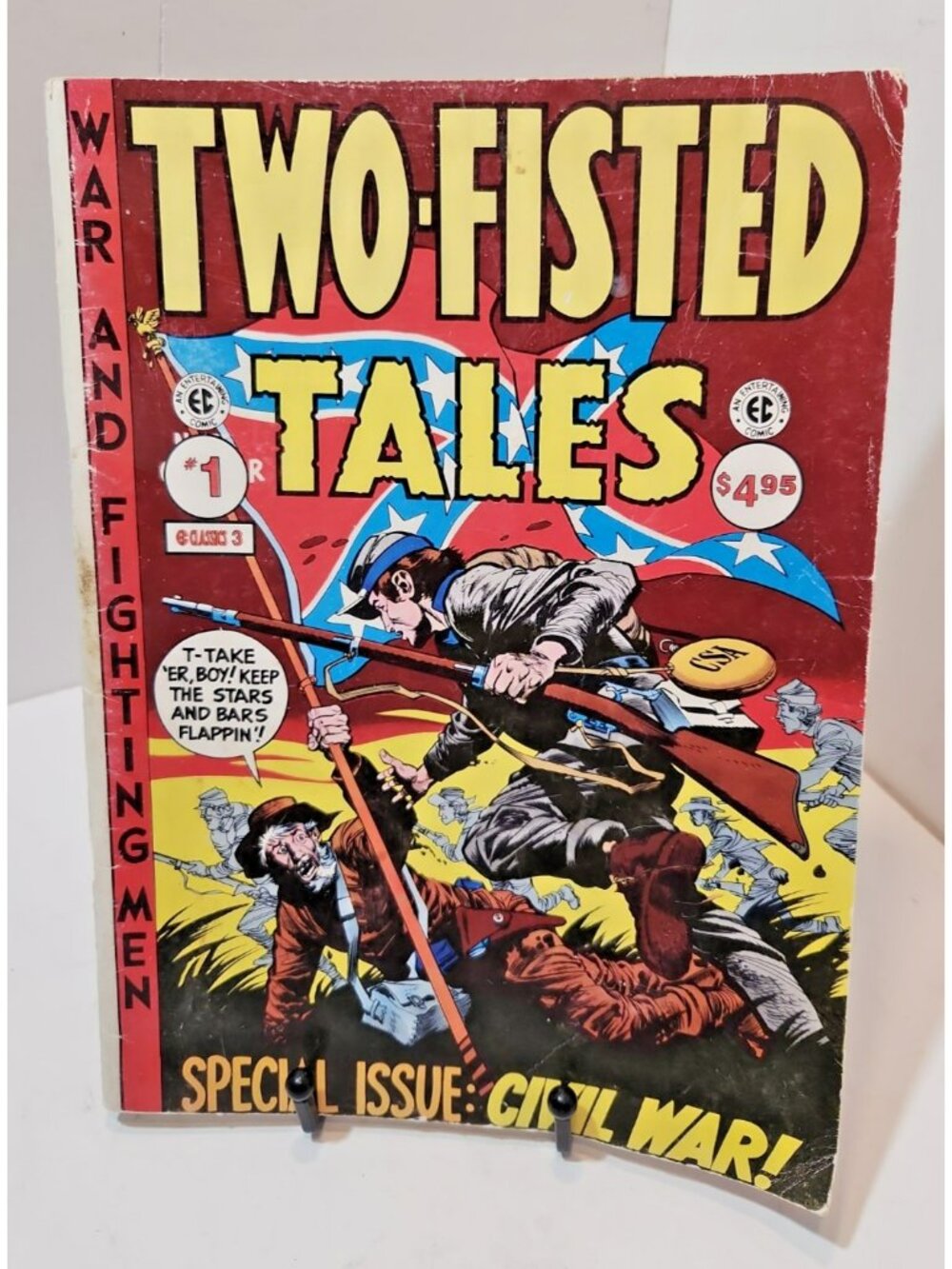 TWO-FISTED TALES #1 October 1985 (EC Classics #3) Russ Cochran War! Two Sided